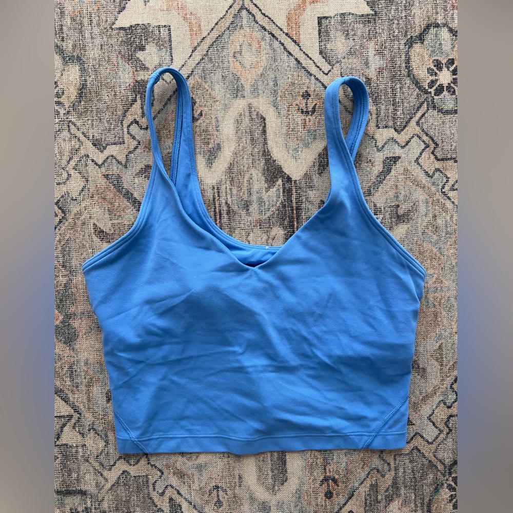 lululemon athletica Blue Sports Bra Aero Blue